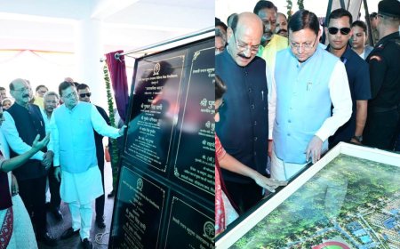 सीएम धामी ने किया एचएनबी मेडिकल यूनिवर्सिटी में 20.55 करोड़ की योजनाओं का शिलान्यास और लोकार्पण