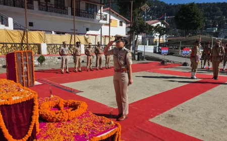 पुलिस स्मृति दिवस: कर्तव्य पथ पर सर्वोच्च बलिदान देने वाले अमर शहीदों को नैनीताल पुलिस ने दी भावभीनी श्रद्धांजलि