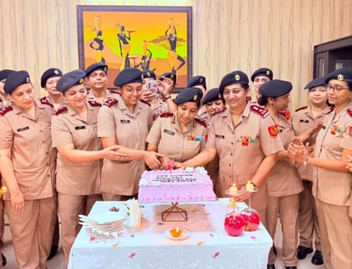 सैन्य नर्सिंग सेवा ने 101वां स्थापना दिवस मनाया, नर्सिंग के गौरव और उपलब्धियों को किया याद