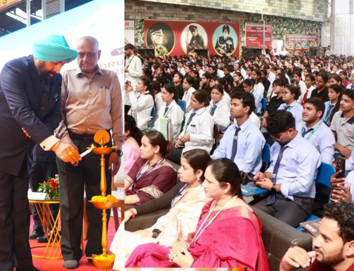 सीआईएमएस कॉलेज में राज्यपाल का युवा संवाद, 1500 युवाओं ने नशामुक्ति का संकल्प लिया