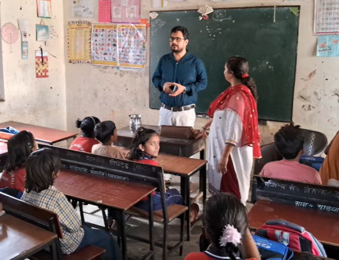 मंडावली स्कूल में व्यवस्थाएं गंभीर सवालों के घेरे में, शिक्षा विभाग ने किया निरीक्षण