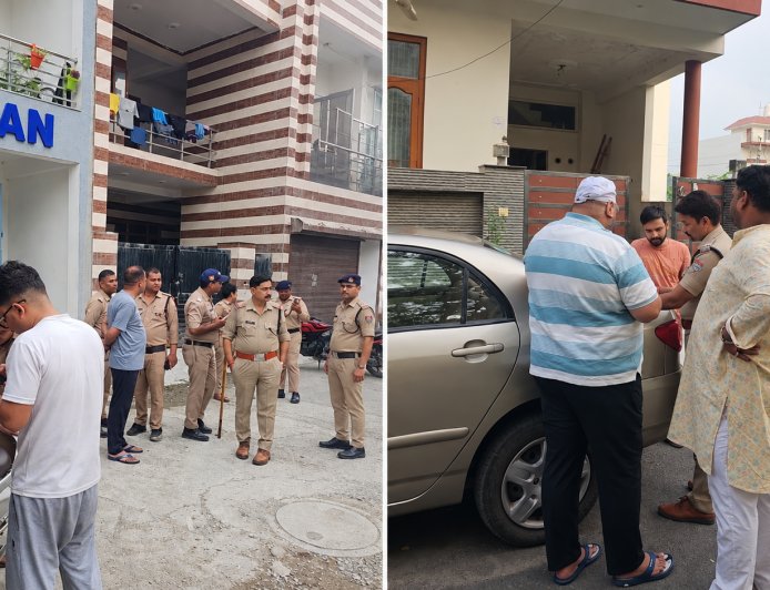 पटेलनगर में पुलिस ने चलाया बड़ा सत्यापन अभियान, 35 मकान मालिकों पर लगाया 3.50 लाख जुर्माना