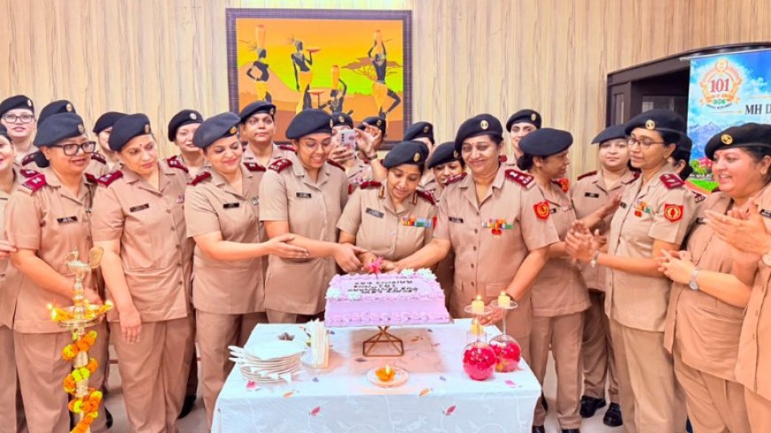 सैन्य नर्सिंग सेवा ने 101वां स्थापना दिवस मनाया, नर्सिंग के गौरव और उपलब्धियों को किया याद